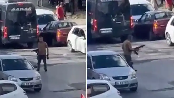 Başakşehir'de Pompalı Tüfekle Sokakları Fellik Fellik Kapatırken Korku Dolu Anlar Yaşandı
