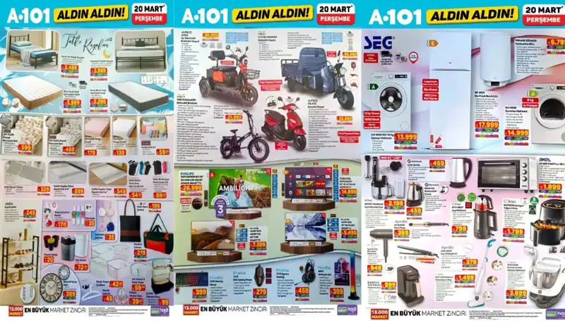 Yeni A101 Aktüel Kataloğu İle Kaçırılmayacak Fırsatlar Elinize Geçiyor